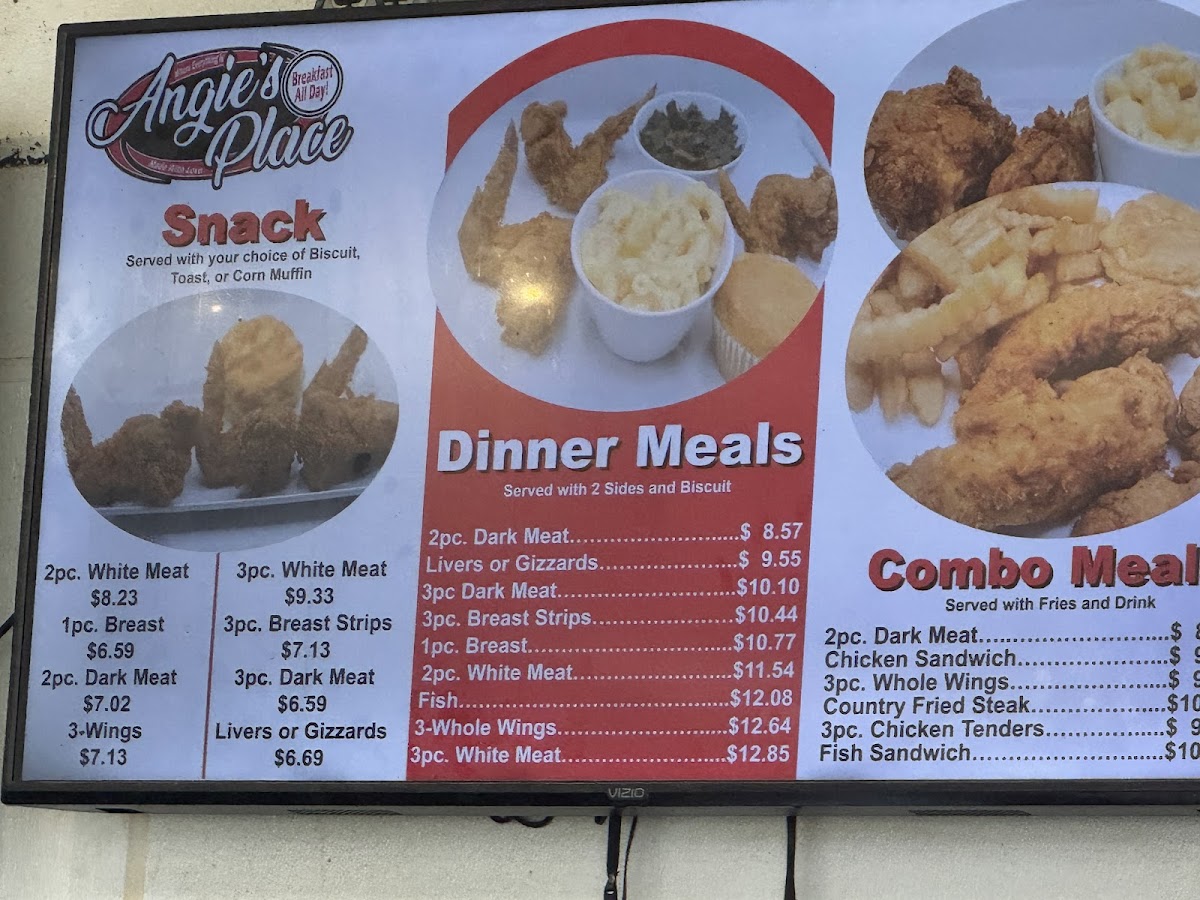 Angie's Place Menu - Image 2